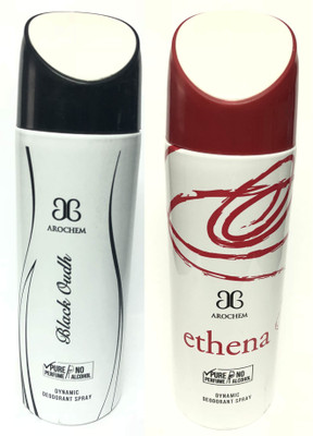 

Arochem BE Deodorant Spray - For Men & Women(400 ml, Pack of 2)