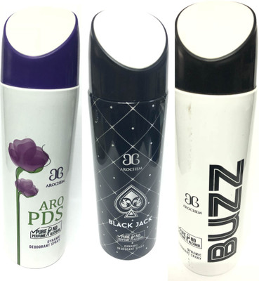 

Arochem PJB Deodorant Spray - For Men & Women(600 ml, Pack of 3)