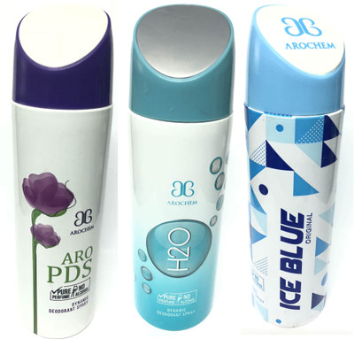 

Arochem PHI Deodorant Spray - For Men & Women(600 ml, Pack of 3)