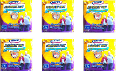 

Lifree Adult Pant Style Diaper 2 pcs bag 12 count - M(12 Pieces)