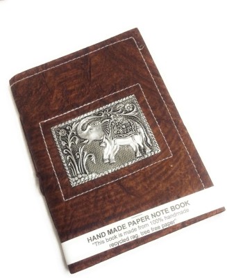 

Safar Regular Diary(Beautiful handmade diary. made from 100 % tree free paper. eco friendly, BROWN ELEPHANT)