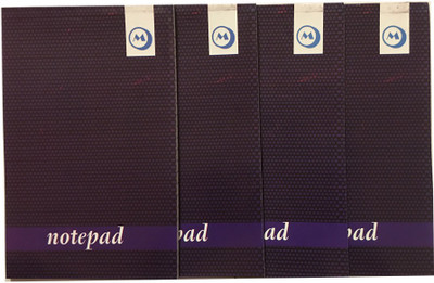 

makimus designs Regular Note Pad(Purple Polka, Purple, Pack of 4)