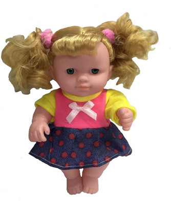 

Emob Cute Little Baby Girl Realistic Finishing Doll Toy with Moving Body Parts for Kids(Multicolor)