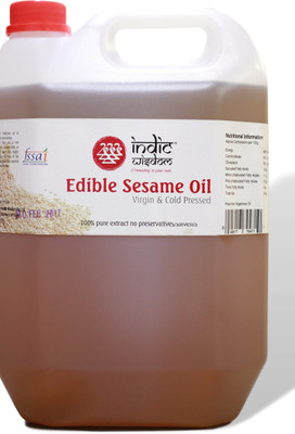 

IndicWisdom Edible Sesame oil Sesame Oil Plastic Bottle(5000 ml)