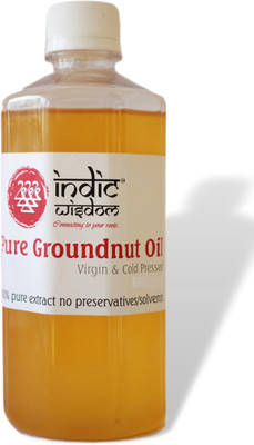 

IndicWisdom Pure Groundnut oil Extract Oil Plastic Bottle(500 ml)