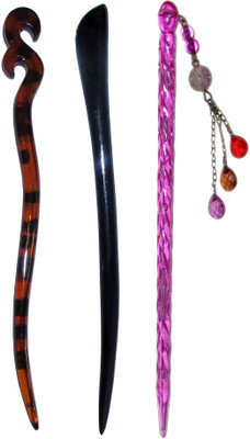 

SHABDII Combo of Multi Color Juda Sticks Bun Stick(Multicolor)