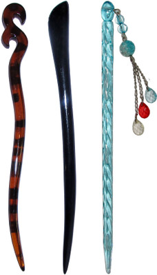

GAGRAT Combo of Multi Color Juda Sticks Bun Stick(Multicolor)