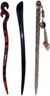 

SHABDII Combo of Multi Color Juda Sticks Bun Stick(Multicolor)