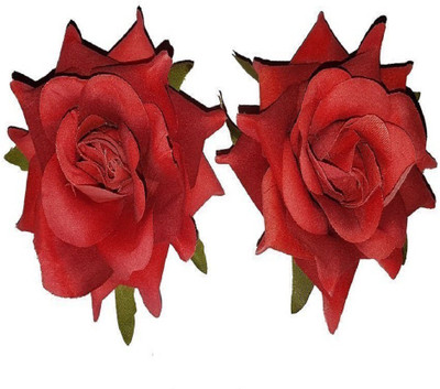 

BOXO Red Rose Flower Hair Clip For Women And Girls10 gram, Red, Pack of 1 (11015) Hair Clip(Red)