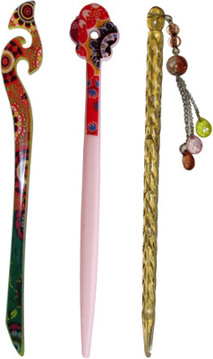 

PARROT Combo of Multi Color Juda Sticks Bun Stick(Multicolor)
