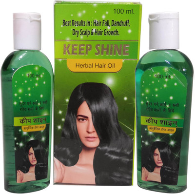 

FABINO LIFE SCIENCE Combo Pack Of KEEP SHINE Herbal Hair Oil - 100 ml. Pack Of 2 Hair Oil(100 g)