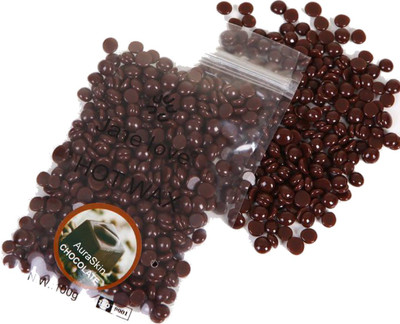 

AuraSkin Natural dark chocolate stripless hard wax beans Wax Wax(100 g)