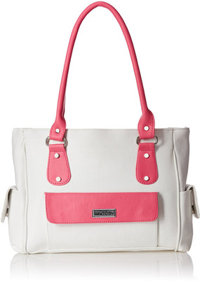 

Fantosy Shoulder Bag(White, Pink), Pink;white