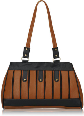 

Fantosy Shoulder Bag(Tan, Black), Black;tan