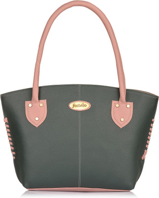 

Fostelo Shoulder Bag(Green, Beige), Beige;green