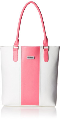 

Fantosy Hand-held Bag(White, Pink), Pink;white