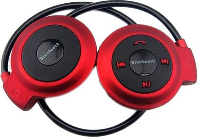 

BJA Stylishmn503Hdphone019 Smart Headphones(Wireless), Red