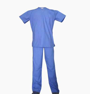 

LOYAL NEEDS Scrub Suit Male ( SKB-M ) Shirt, Pant Hospital Scrub(Sky Blue M)