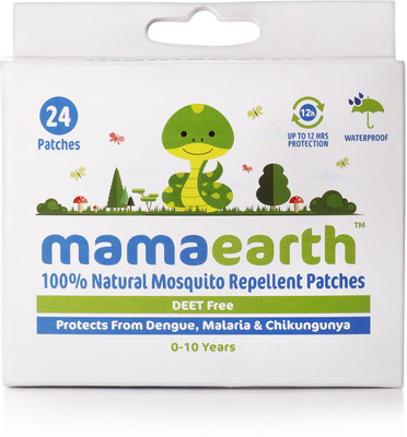Mamaearth Natural Repellent Mosquito Patches For Babies with 12 Hour Protection (Pack Of 2)(2 x 12 Patches)