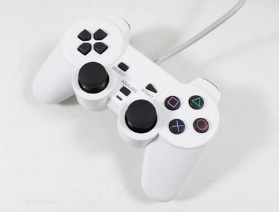 

Beefire PS 2 Wired Dual Shock joystick Controller for PS 2 Joystick(White, For PS2)