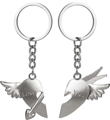 

SHOP&STALK Love You Heart With Wings Key Chain
