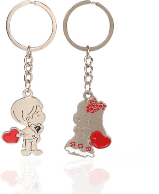 

SHOP&STALK Loving Couple Kissing Key Chain