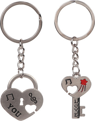 Ryka Collection Heart N Key Key Chain
