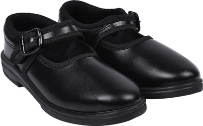 

Vedano Girls Strap Ballerinas(Black