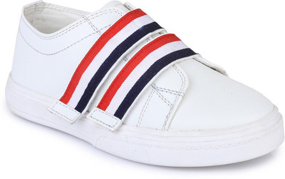 

Bruno Manetti Boys & Girls Velcro Sneakers(White