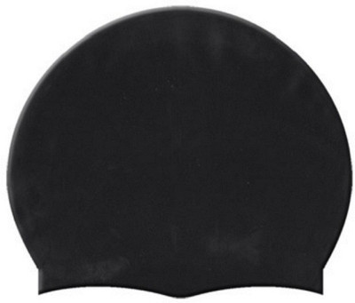

HEALTH FIT INDIA BLACK COLOR SWIMMING CAP Swimming Cap(Black, Pack of 1)