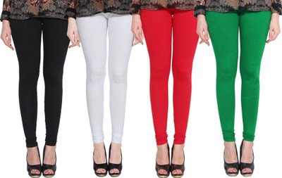 LAPZA Churidar Legging(Black, White, Red, Green, Solid) Flipkart