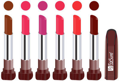 

Forsure Matte Lipstick Multi color Combo (Set Of 6 pcs)(Multicolor)