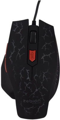 

zebion ghjgg5 Wired Optical Gaming Mouse(USB 2.0, Black)