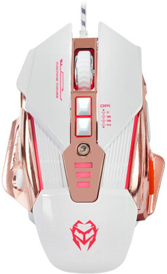 

COMBATERWING G15 3200DPI Professional Mechanical Gaming Mouse 8-Key Macro Definition Programmable Wired Mechanical Gaming Mouse(2.4GHz Wireless, White)