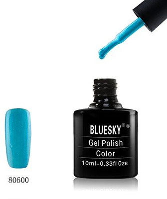 

Blue Sky Garden Muse Collection UvLed Soak Off Gel Nail Polish Number 80600 Lost Labyrinth Blue