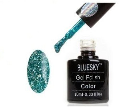 

Blue Sky Glitter Gel Nail Polish Teal Blue Green Blue