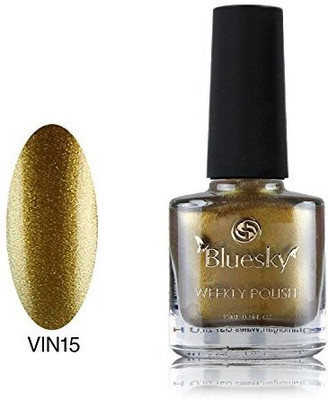 

Blue Sky One Week Number 15 7 Day Air Dry Nail Polish Gilded Pleasure Yellow