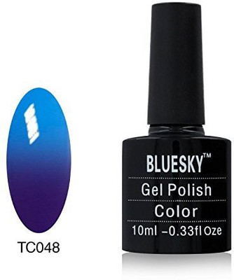 

Blue Sky Tc48 Denim Chameleon Temperature Colour Change Soak Off Uv Nail Polish Multicolor