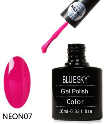 

Blue Sky N07 Range Soak Off Gel Nail Polish Purity Neon Pink