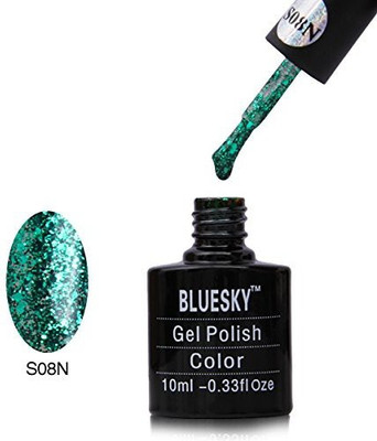 

Blue Sky Uv Led Gel Soak Off Nail Polish Atop The Tree Green