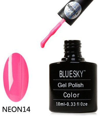 

Blue Sky N14 Range Soak Off Gel Nail Polish Peachy Neon Pink Pink