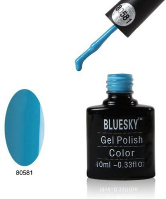 

Blue Sky 80581 Uv Led Gel Soak Off Nail Polish Paradise Blue Blue