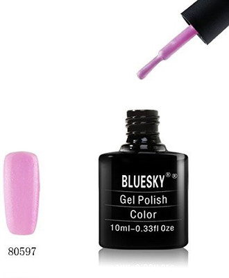 

Blue Sky Garden Muse Collection UvLed Soak Off Gel Nail Polish Number 80597 Beckoning Begonia Pink