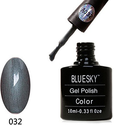 

Blue Sky A032 Aaaa Range Soak Off Gel Nail Polish Steel Grey Grey