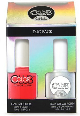 

Color Club Duo Gel Polish Number Nr15 Flushed Multicolor(Pack of 2)
