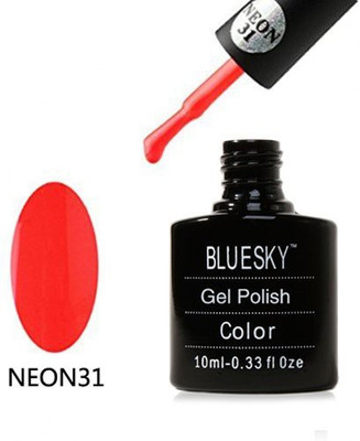

Blue Sky N31 Range Soak Off Gel Nail Polish Vampire Bite Neon Red