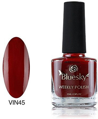 

Blue Sky One Week Number 45 7 Day Air Dry Nail Polish Scarlet Letter Red