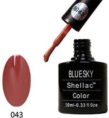 

Blue Sky A043 Aaaa Range Soak Off Gel Nail Polish Light Brown Tint Brown