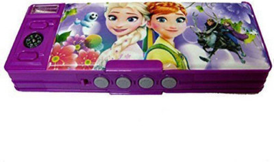 

Ridendslide Barbie Barbied doll Art Plastic Pencil Box(Set of 1, Purple)