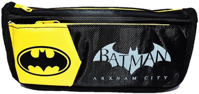 

MINE SAPARA BATMAN Art Canvas Pencil Box(Set of 1, Black)